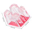 thumbnail image 2 of ETHZZLE Acrylic Transparent Phone Stand Desktop Holder for Smartphone Display with Sturdy Crystal Base, 2 of 8