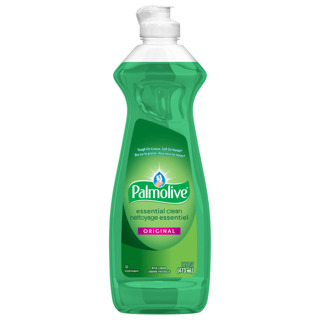 Palmolive Essential Clean Liquid Dish Soap, 4X Grease & Stain Fighting, Original Scent, 473 mL