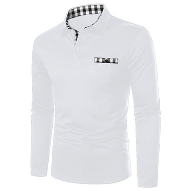 Ketyyh-chn99 Chemises Grandes Tailles pour Hommes 2024 Chandail de Dessous pour Homme à Enfiler Col Ras du Cou Coupe Décontractée T-Shirt Blanc,m
