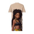 thumbnail image 5 of Robes d'Été Grande Taille pour Femmes 2024 Robe pour Col en V Décontractée Robes Soleil Poche Genou Manches Courtes avec Poches Économisez jusqu'à 65 % de Rabais!, 5 of 5