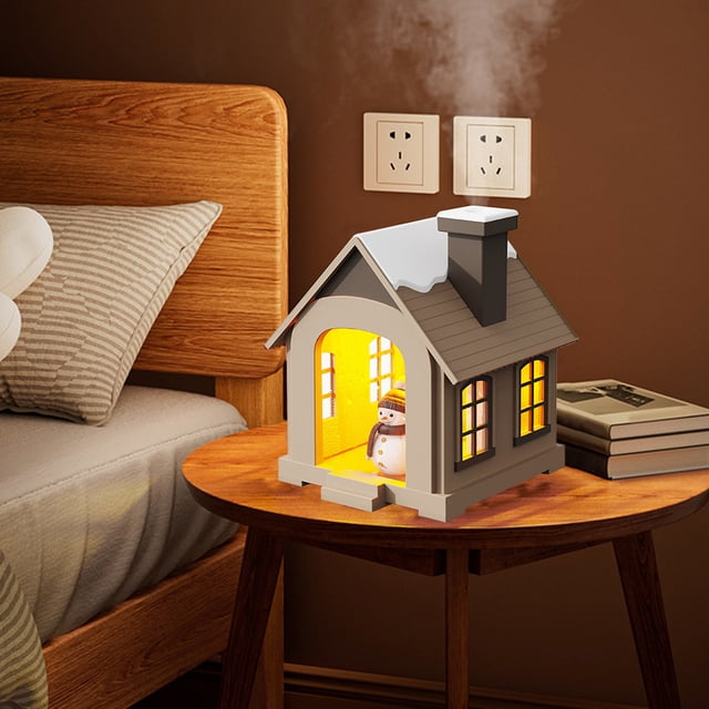 EGNMCR Kitchen Appliances for New Home, Humidifiers For Bedroom And Large Room 500ML Cool Mist Humidifier With Quiet Night Light And 8hrs Automatic Power Off Function 2025 NEW Humidifier S