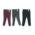 thumbnail image 2 of Women‘s High Waist Tummy Control Active Rib Trim Capri Leggings (Port/Rose  L), 2 of 2