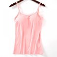 thumbnail image 1 of Womens Camisole with Built in Bra Adjustable Strap Camis Spaghetti Strap Tank Tops, 1 of 7