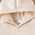 thumbnail image 4 of Long Sleeve Top, Comfortable Hooded Set with Elastic Waist Pants for Kids, 4 of 6