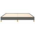 thumbnail image 3 of vidaXL Bed Frame Dark Grey 193x203 cm King Fabric, 3 of 6