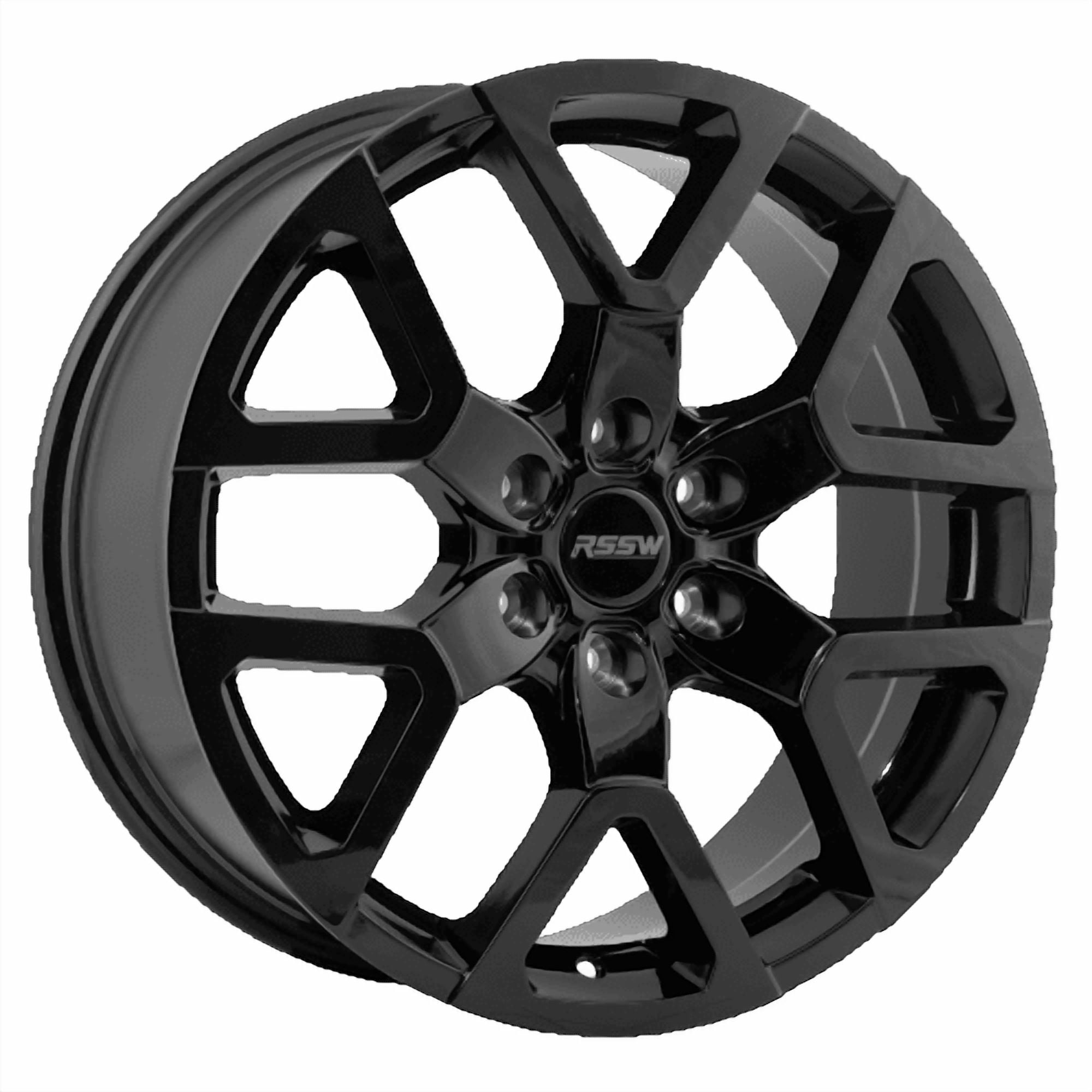 RSSW Baja Gloss Black 18X8 Alloy Wheel for Jeeps and Light Trucks with 6-120 bolt pattern, 50 mm offset and 66.9 centerbore