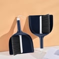 thumbnail image 3 of Dustpan And Brush Set 34.5 cm x 22.5 cm x 7 cm Plastic Handheld Cleaning Tool With Rubber Lip And Soft Bristles For Tabletop Sofa Bedroom Tent, 3 of 6
