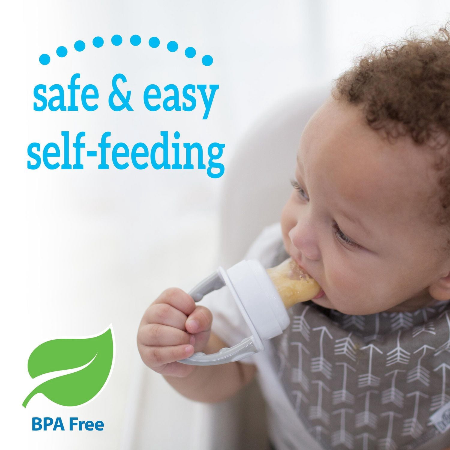 Dr. Brown's Fresh Firsts Silicone Feeder, 4 months+ 2 pack