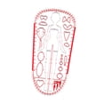 thumbnail image 3 of HILABEE Fashion Drawing Template Ruler Sewing Humanoid Patterns Design for Designing 15, 3 of 9