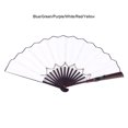 thumbnail image 4 of tredstone Rave Ready Transparent LED Fan For Costume Parties Festival Accessories Party Supplies Glow In Dark Red, 4 of 6