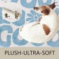thumbnail image 3 of SHIYUE You Look Good Bath Mat Cute Funny Flower Bathroom Rug, Soft Absorbent Water Non Slip, Superior Washable Microfiber Cool Shower Preppy Decor Rug (Sky Blue 21"x25"), 3 of 8