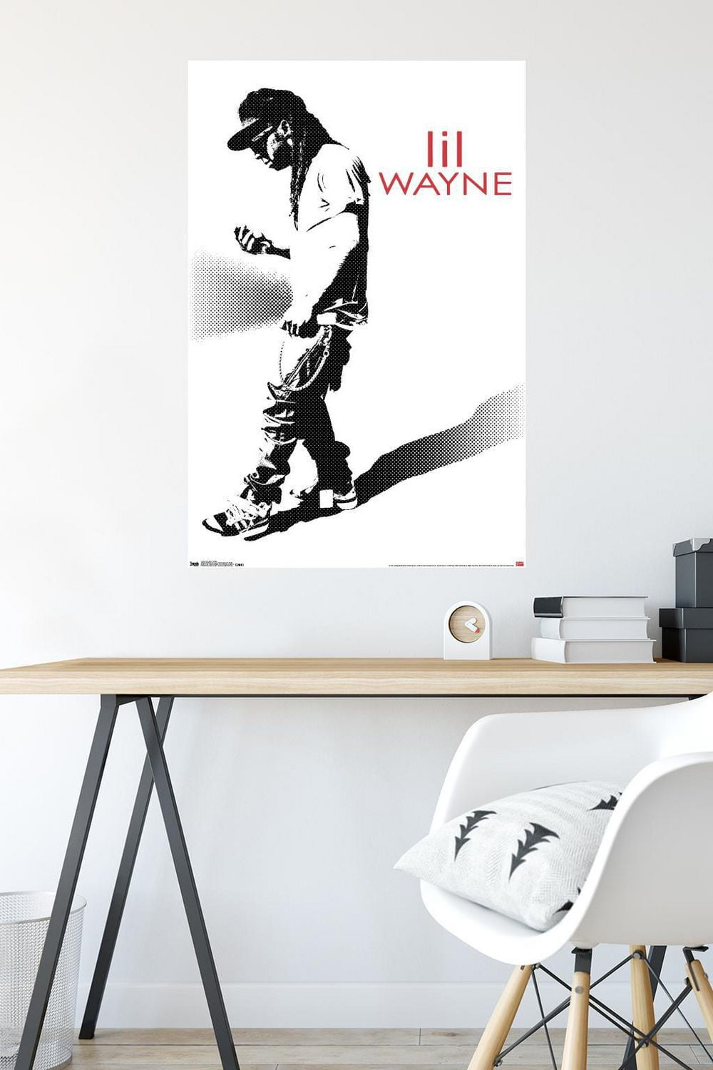 Lil Wayne - Hustle Wall Poster, 14.725" x 22.375" Framed