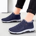thumbnail image 2 of Kcodviy Winter Men Snow Boots Mens Slip on Snow Boots Wide Width Flat Bottom Non Slip Men's Snow Boots Size 14 Solid Color Warm and Snow Boot Men Size 14 Comfortable, 2 of 7