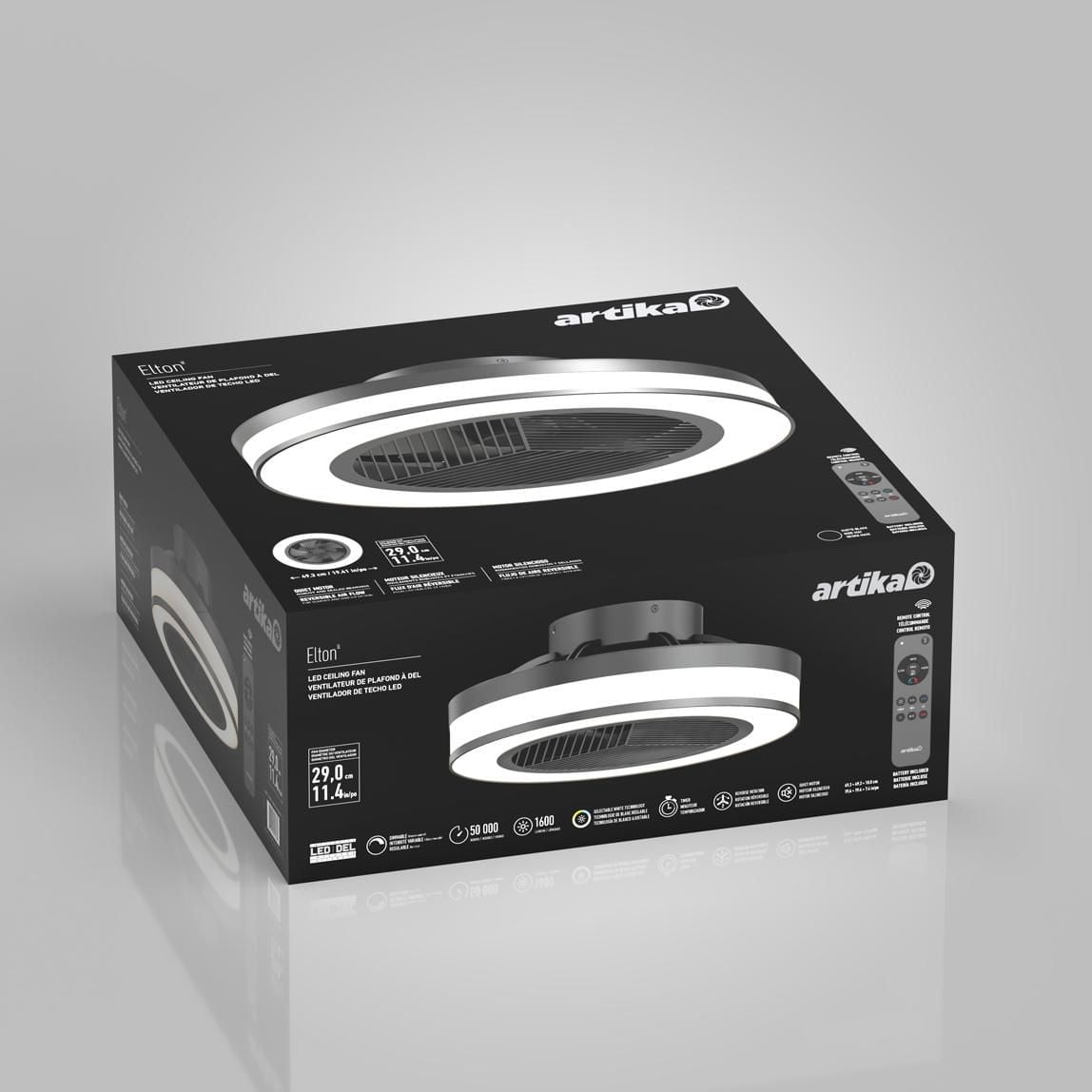Artika Elton Ventilateur avec télécommande