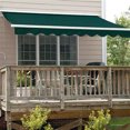 thumbnail image 1 of ALEKO Retractable Motorized Patio Awning 20x10 ft, Green Color, 1 of 9