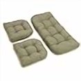 thumbnail image 3 of U-Shaped Twill Tufted Settee Cushion Set (Set of 3) - Sage, 3 of 3
