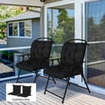 thumbnail image 2 of Outsunny Ensemble de 2 Coussins de Chaise de Jardin Coussin d'Assise Confortable avec Dossier, 2 of 10