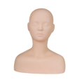 thumbnail image 4 of braveheart Management Beauty Model Flexible Model Makeup Application And Facial Massage Techniques Practice Mannequin Practice Head Style A, 4 of 6