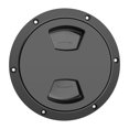 thumbnail image 1 of koolsoo Plaque de Pont RV Bateau Noir 127mm / 5 Pouces Vis Couvercle d'Accès Plastique ABS, 1 of 1