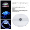 thumbnail image 4 of 3D Holographic Fan Display, Portable Versatile 256 LED Quiet  Hologram Advertising Fan, Wall Mountable for Home Office Store,MP4 AVI JPG MPEG Compatible, for  IOS, 4 of 7