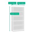 thumbnail image 3 of Bowery Hill 5 Shelf Bookcase in Jamocha Wood, 3 of 3