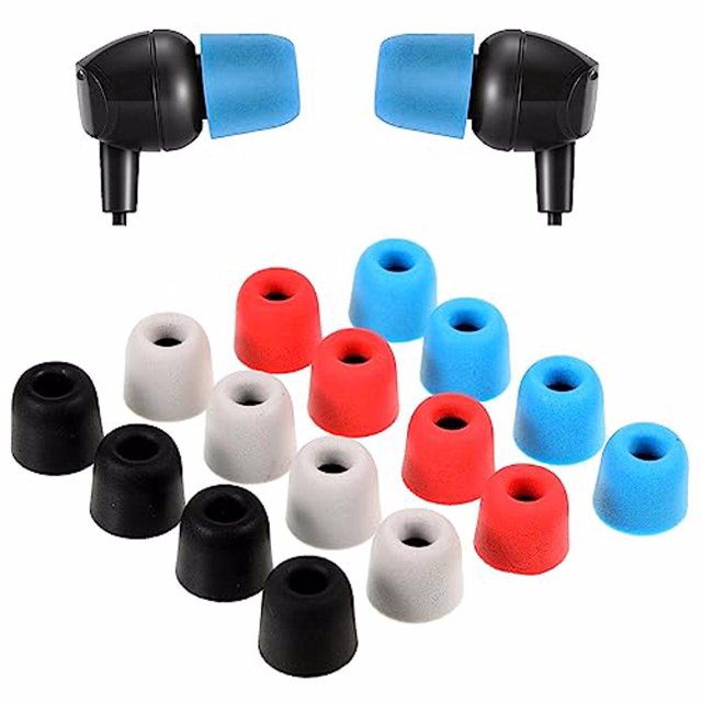 ZheElen 16pack/lot Say Goodbye To Distractions Replacement Earbuds With Noise Isolation 1Set