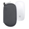 thumbnail image 1 of kwmobile Neoprene Case Compatible with Apple Magic Mouse 1/2 - Case for Mouse Soft Pouch Carry Bag - Grey, 1 of 5