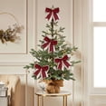 thumbnail image 3 of SDNall Christmas Tree Decorations, Small Christmas Tree, Christmas Tree Double Layered Bow - Festive Gift Box Packaging Bow Accessories, Christmas Tree Ornaments, 3 of 6