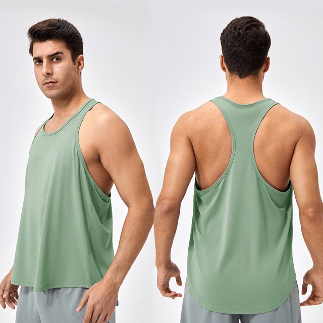 Styesk Tank Tops Men Men's Solid Color Fashionable Leisure Fitness Sports Tank