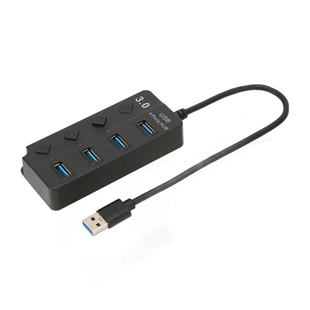 US Port Splitter,USB 3.0 HUB 4 USB Port Expander USB Splitter Advanced Technology