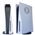 thumbnail image 1 of Plaque Frontale de Remplacement avec Évent de Refroidissement, Couvercle de Console pour Playstation 5 Édition avec Disque, Coque de Plaque Latérale Accessoires Rigide Antichoc Anti-Rayures Antipoussière Boîtier ABS, 1 of 8