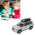 thumbnail image 4 of Voiture Miniature Moulée sous Pression en Alliage 1/32, Voiture Jouet Électronique Cool Hautement Simulée 1/32 à Rétrofriction, Mini de Collection à Six Portes pour Garçons et Filles pour Cadeaux de Noël Noir,Blanc,Argent, 4 of 8