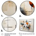 thumbnail image 3 of Designart Multi-Color Mid-Century Modern black framed wall art, Midcentury framed wall art, Colorful Mid Century Abstract gracefulness I , Abstract Midcentury framed wall art decor, black frame, 3 of 5