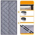 thumbnail image 1 of Heavy Duty Insulated Thermal Door Curtain For Enhanced Home Energy Efficiency Winter Cold Stopper Full Coverage Design 2PCS, 1 of 4
