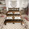 thumbnail image 2 of Erosebridal Brown Boho Aztec Bedding Sets with Comforter, Southwestern Tribal Exotic Style Duvet Insert, Rustic Moose Decor, Reversible 2pcs, 2 of 8