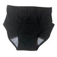 thumbnail image 1 of Culotte pour Hommes Lavable Confortable Imperméable Pantalon Adulte Nuit Réutilisable Anti-Fuite Respirant TTG Noir, 1 of 8