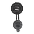thumbnail image 1 of USB Power , Dual USB Port Power  Socket Outlet  With 60cm/23.6in Cable  For 12V/24V Car Boat ATV, 1 of 8