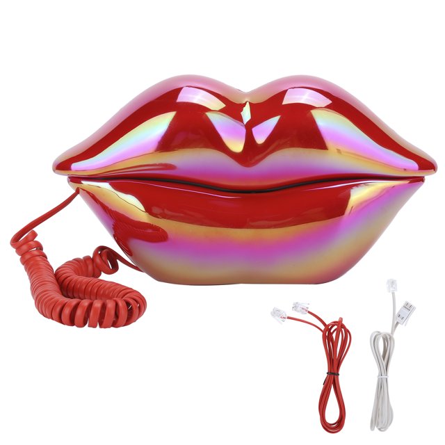 FAGINEY Bright Colors Fashionable Telephone, Electroplating Telephone, For Office Home