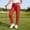 Red, variant on Lovzfmll Women's Fashion Solid Color Elastic Waist Pockets Casual Work Outdoor Activity Trousers – Golf Yoga Long Sweatpants White, S