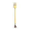 thumbnail image 2 of Christmas Coffee Table Decorations Home Christmas Decorations Metal Coffee Fork Stirring Spoon Christmas Table Decorations New Year Christmas Party Table Decorations, 2 of 8