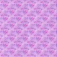 thumbnail image 1 of Ahgly Tapis d'Intérieur Lavable en Machine Carré Transitionnel Fleur Rose, 4 Pieds Carré, 1 of 7
