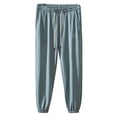 thumbnail image 5 of Men's Pants Summer Slim Mesh Breathable Sweatpants, 5 of 5
