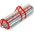 thumbnail image 4 of Sac de Rangement Polyvalent pour Textiles de Maison pour Emballage à Fermeture Éclair Transparente et Organisation de Tubes en Papier pour les Fêtes, 4 of 6