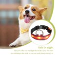 thumbnail image 3 of Collier Incandescent Réglable pour Animaux de Compagnie Randonnée Nuit Marche Animaux Lumineux Collier Incandescent Animaux Choker Portable Lavable Colliers Animaux de Compagnie Fournitures Cadeau Rouge M, 3 of 8
