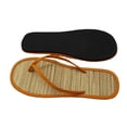 thumbnail image 5 of 2025 Women Flat Slippers Comfortable Slipper Flip Flops for Women Non-Slip Sandals Silent Bamboo Flip Flops with Back Strap for Women Rattan Flip Flop, 5 of 5
