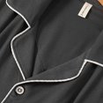 thumbnail image 4 of Gift TIMIFIS Mens Pajama Set Soft Long Sleeve Pajamas for men Lightweight Button Up Sleepwear Lounge Pjs Set With Pockets pring/Summer, 4 of 6