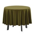 thumbnail image 1 of Vargottam Indoor/Outdoor Round Tablecloth 58 Inch Round Tablecloth Waterproof Patio Table Cloths, Spring/Summer Table Covers for Backyard Circular Table/BBQs/Picnic - Olive Green, 1 of 1