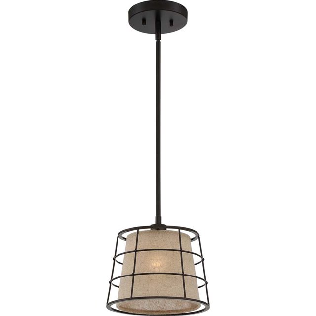 Quoizel Mini Pendentif Atterrissages en Cacao Marbré