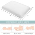 thumbnail image 2 of Costway Memory Foam Bed Pillow Sleeping Ventilated Cooling Zippered Pillowcase, 2 of 9