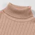 thumbnail image 3 of fatyb Chandail pour Hommes à Col Roulé Décontracté Tricoté Extensible à Manches Longues Hauts Chauds d'Automne Hiver pour Hommes, 3 of 5